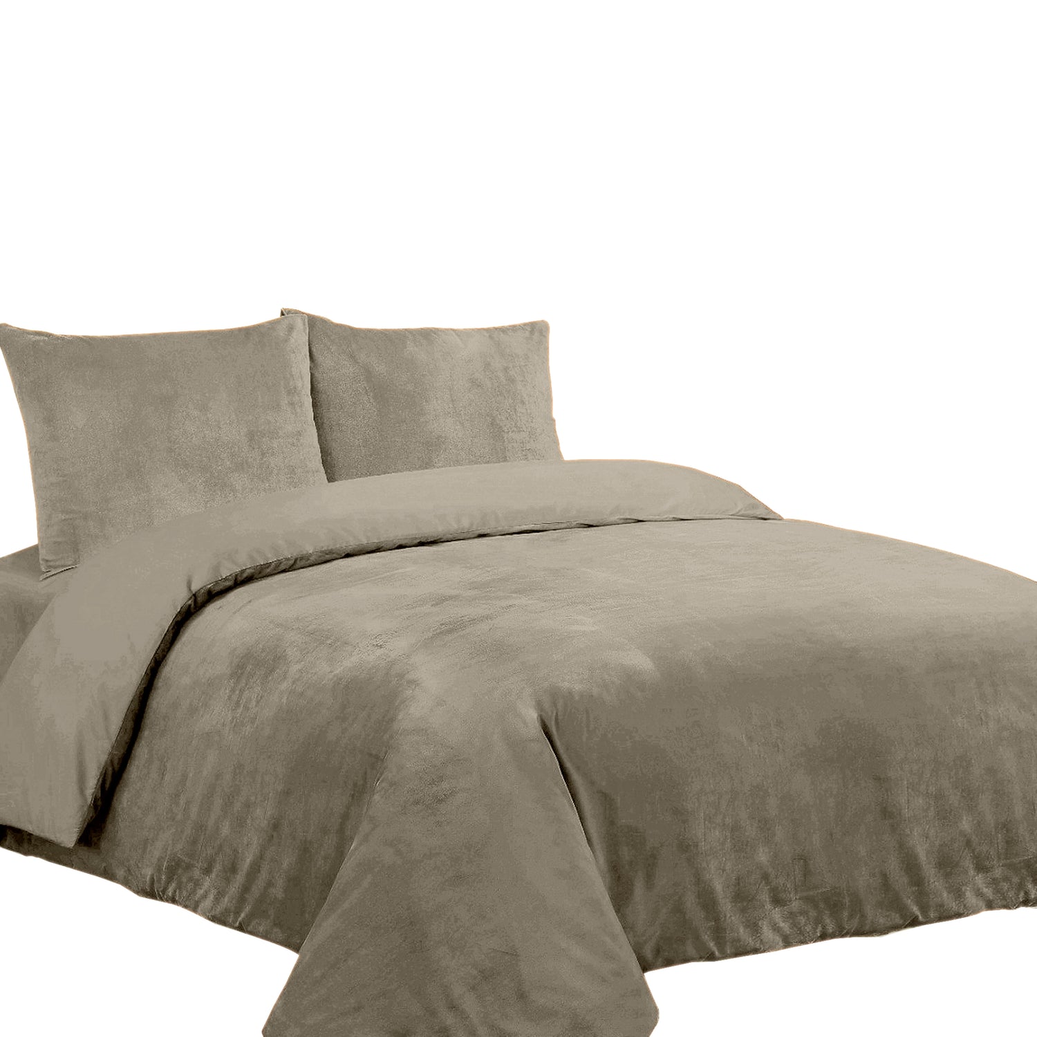 Duvet cover Velvet Couture - Velvet - Taupe-Grey