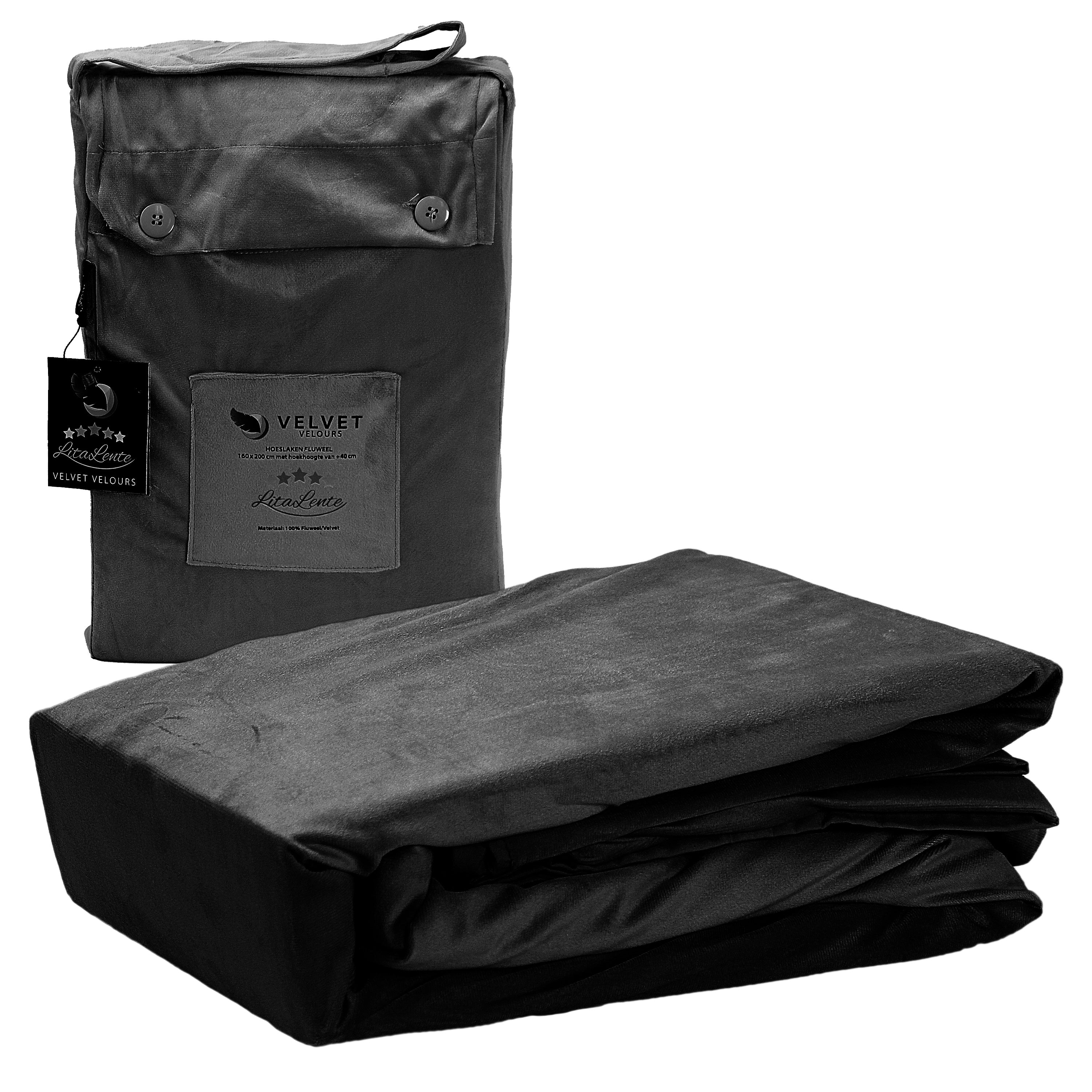 Duvet cover Velvet Couture - Velvet - Black