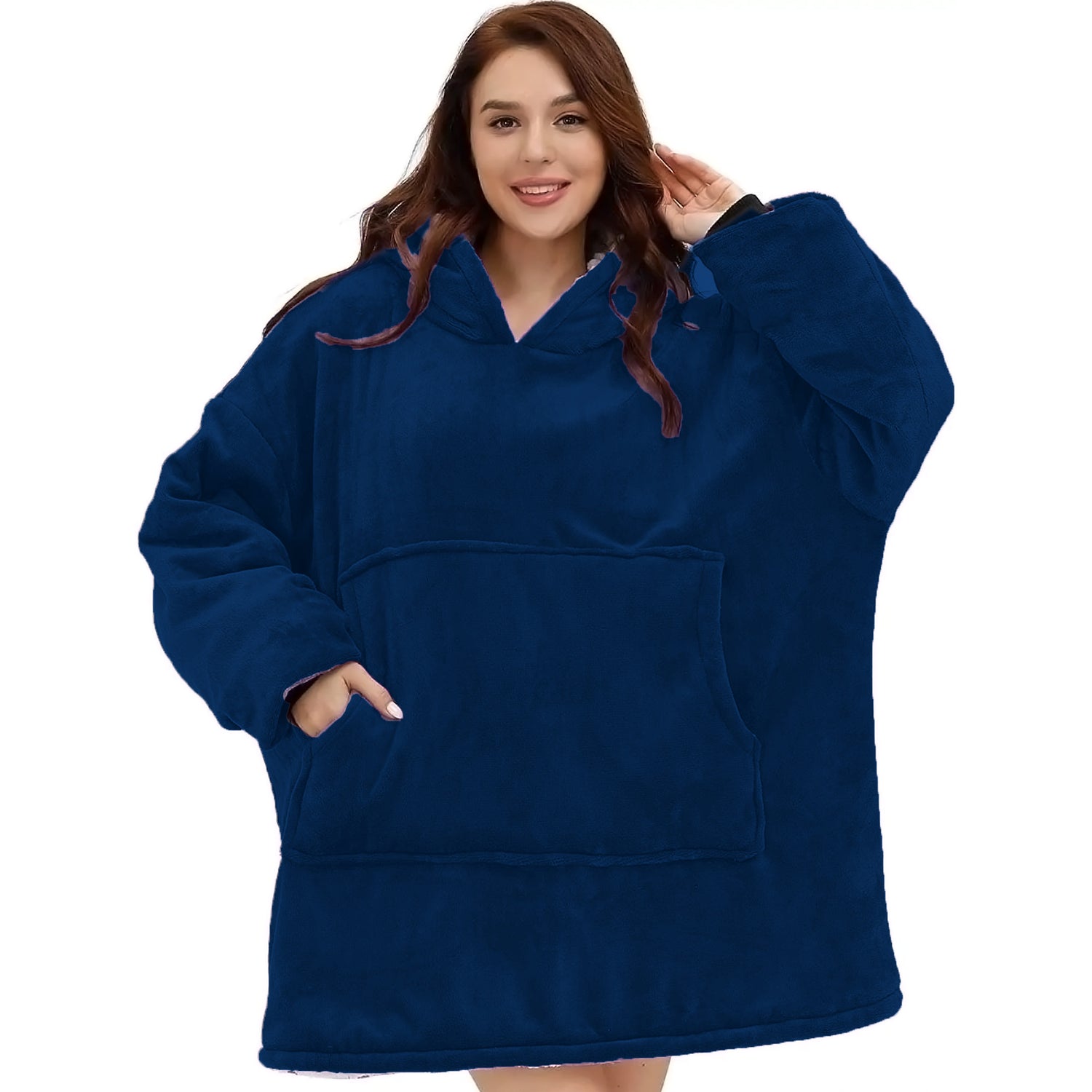 Kapuzendecke - Cozy - Dunkelblau